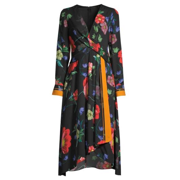 Women’s‎ L Kobi Halperin Silk Floral Maxi Dress NWT $600 Festival Wedding - Picture 1 of 10